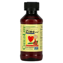 ChildLife Essentials, Essentials, Zinc Plus, цинк, натуральный вкус манго и клубники, 118 мл (CDL-10350), фото