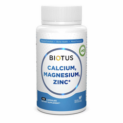 Biotus, Кальций, магний, цинк и витамин D3, 100 капсул (BIO-530999), фото