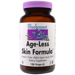 Bluebonnet Nutrition, Age-Less Skin Formula, формула омоложення шкіри, 120 рослинних капсул (BLB-01142), фото