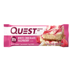 Quest Nutrition, Quest Bar 60 г 1/12 - white choco rasberry 07/21 (815393), фото