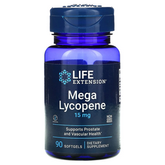Life Extension, Мега лікопін, 15 мг, 90 капсул (LEX-45509), фото
