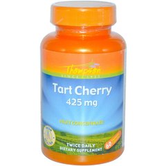 Экстракт дикой вишни (Tart Cherry), Thompson, 425 мг, 60 капсул (THO-67665), фото