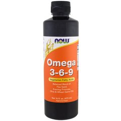 Омега 3 6 9 (Omega 3-6-9), Now Foods, 473 мл., (NOW-01838), фото