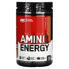 Optimum Nutrition, Essential Amin.O. Energy, полуниця та лайм, 270 г (OPN-05169), фото