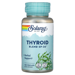 Solaray, Суміш для щитовидної залози SP-26, 100 рослинних капсул (SOR-02260), фото