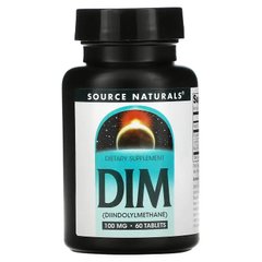Source Naturals, DIM (дииндолилметан), 100 мг, 60 таблеток (SNS-01521), фото