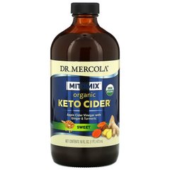 Dr. Mercola, Mitomix, Organic Keto Cider, органический уксус для кетодиеты, сладкий, 473 мл (MCL-01821), фото