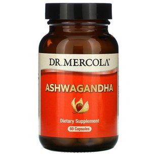 Ашваганда, Ashwaganda, Dr. Mercola, 60 капсул (MCL-01848), фото