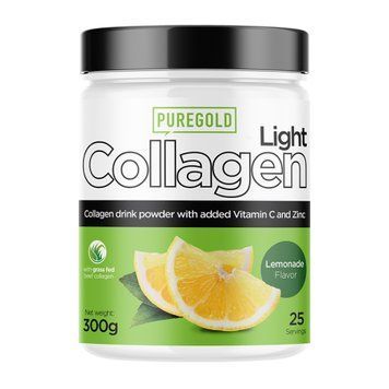 Pure Gold, Collagen LIGHT, коллаген, лимонад, 300 г (PGD-90828), фото