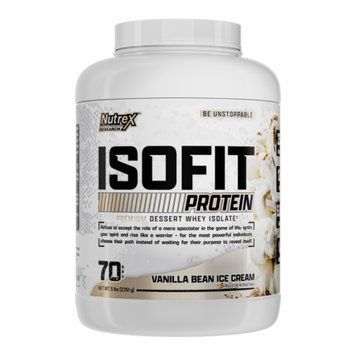 Nutrex Research, IsoFit Protein, Ізолят преміальної якості, з ванільним морозивом, 2261 г (NRX-00756), фото