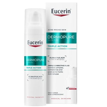 Сироватка для обличчя Eucerin DermoPure Clinical потрійної дії для проблемної шкіри - 40 мл, фото
