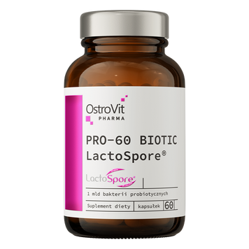 Ostrovit, Пробиотик LactoSpore, Pharma PRO-60 BIOTIC LactoSpore, 60 капсул (OST-90587), фото