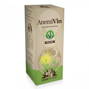 Комплекс для нормалізації рівня заліза, AnemiVin, Erbenobili, 50 мл, краплі, фото