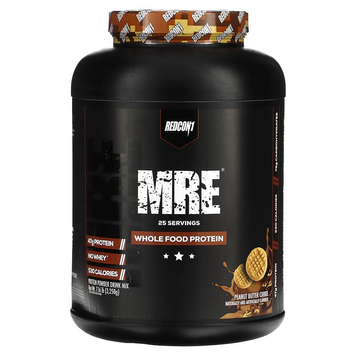 Redcon1, MRE, цельнопищевой белок, со вкусом печенья с арахисовой пастой, 3250 г (820137), фото