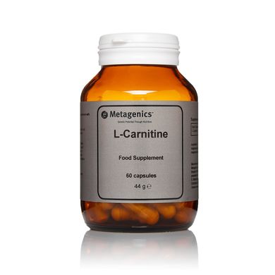 Metagenics, L-Carnitine (L-Карнітин), 500 мг, 60 капсул (MET-24505), фото