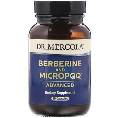 Dr. Mercola, Берберин и MicroPQQ, улучшенная формула, 30 капсул (MCL-01846), фото