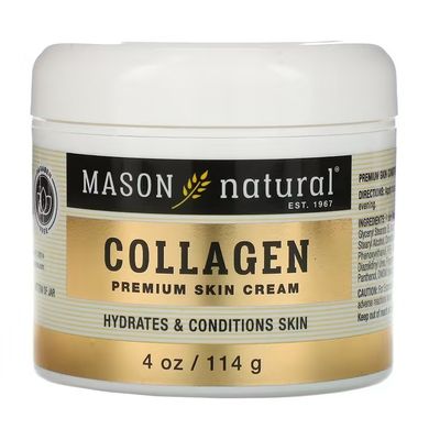 Mason Natural, крем з колагеном преміальної якості, з ароматом груші, 114 г (MAV-14754), фото