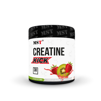 🍓🥝MST Nutrition, Креатин, Creatine Kick 7 in 1, (7 креатинов в 1), клубника-киви, 300 г (MST-16191), фото