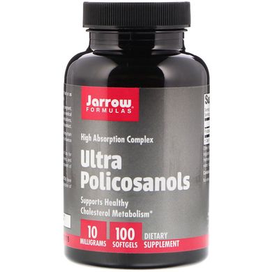 Полікозанолом (Policosanol), Jarrow Formulas, 10 мг, 100 капсул, (JRW-20018), фото