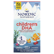 Nordic Naturals, ДГК для детей, клубника, для детей 3–6 лет, 250 мг, 180 желатиновых мини-капсул (NOR-01720)
