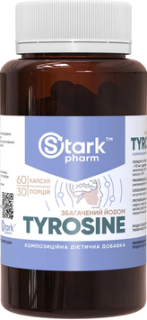 Stark Pharm, L-Tyrosine, Тирозин, 60 капсул (STP-15622), фото