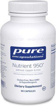 Мультивітаміни / мінерали, Nutrient 950, Pure Encapsulations, 90 капсул (PE-00201), фото