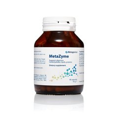 Рослинні ферменти для травлення, Metazyme, Metagenics, 90 таблеток (MET-21467), фото