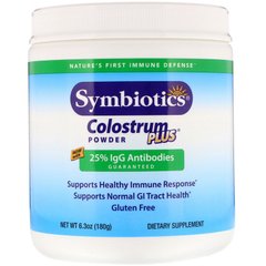 Symbiotics, Colostrum Plus, молозиво в порошке, 180 г (SYM-04008), фото