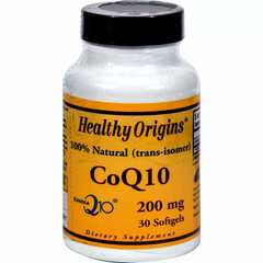 Коэнзим Q10, CoQ10 (Kaneka Q10), Healthy Origins, 200 мг, 30 гелевых капсул (HOG-35047), фото