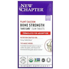 New Chapter, Bone Strength Take Care, добавка для укрепления костей, 270 маленьких растительных таблеток (NCR-90194), фото