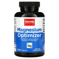 Jarrow Formulas, Magnesium Optimizer, 50 мг, 200 таблеток (JRW-13007), фото