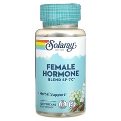 Solaray, Суміш жіночих гормонів SP-7C, 100 рослинних капсул (SOR-00276), фото