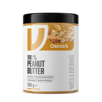 Ostrovit, 100 % Peanut Butter, арахисовая паста, smooth, 1000 г (OST-61376), фото