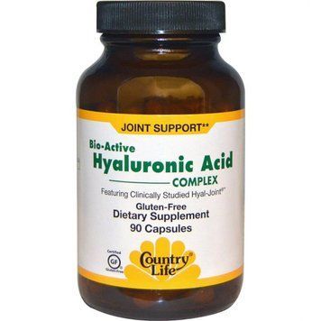 Гиалуроновая кислота (комплекс) Country Life Hyaluronic Acid Complex - 90 капсул, фото
