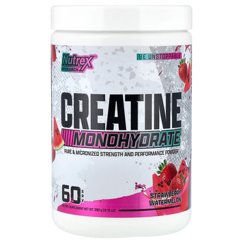 Моногидрат креатина Nutrex Research Creatine Monohydrate | клубника + арбуз - 390 г, фото