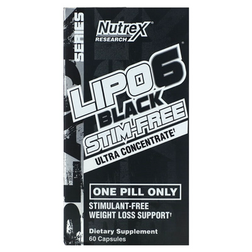 Nutrex Research, Lipo 6 Black, ультраконцентрат, 60 капсул (NRX-02943), фото
