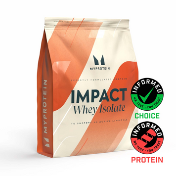 Myprotein, Impact Whey Isolate, Сывороточный изолят протеина, банан, 1000 г (MPT-30297), фото