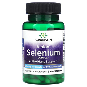 Селен, Ultra Selenium Complex, Swanson, 200 мкг, 90 капсул (SWV-02067), фото