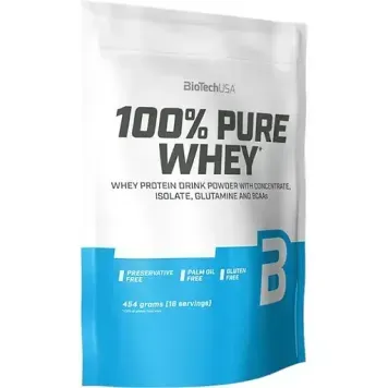Сывороточный протеин Biotech 100% Pure Whey | булочка с корицей - 454 г, фото