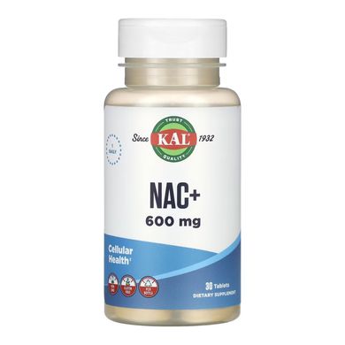 KAL, NAC+, 600 мг, 60 пігулок (CAL-10307), фото