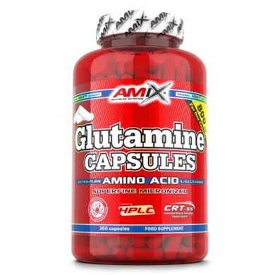 Amix, L-глютамін, 800 мг, 360 капсул (819364), фото