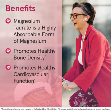 Магний таурат 100 мг Jarrow Formulas Magnesium Taurate - 90 вегетарианских капсул, фото