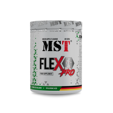 MST Flex Pro, Комплекс для суглобів з колагеном, зелене яблуко, 40 порцій, 420 г (MST-16577), фото