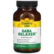 Country Life, GABA Relaxer, ГАМК, 100 мг, 90 таблеток (CLF-01502)