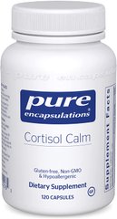 Кортизол, Cortisol Calm, Pure Encapsulations, для підтримки здорового рівня, 120 капсул (PE-01216), фото