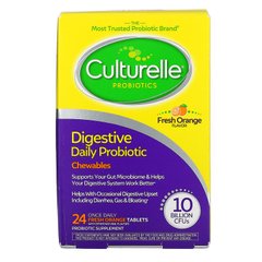 Culturelle, Digestive Daily Probiotic, Fresh Orange, 24 Once Daily Tablets (CTL-40022), фото