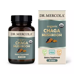 Dr. Mercola, Органический гриб Чага, 30 таблеток (MCL-03263), фото