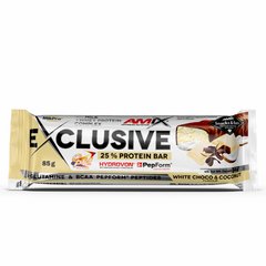 Amix, Батончик Exclusive Protein Bar, шоколад + кокос, 85 г, 1/12 (817886), фото