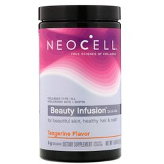 Neocell, Beauty Infusion, колаген з біотином, суміш для приготування напою, мандарин, 330 г (NEL-12943), фото