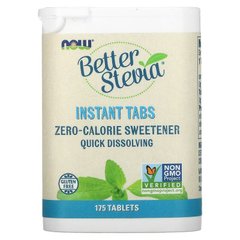 Now Foods, Better Stevia, розчинні пігулки, 175 шт (NOW-06919), фото